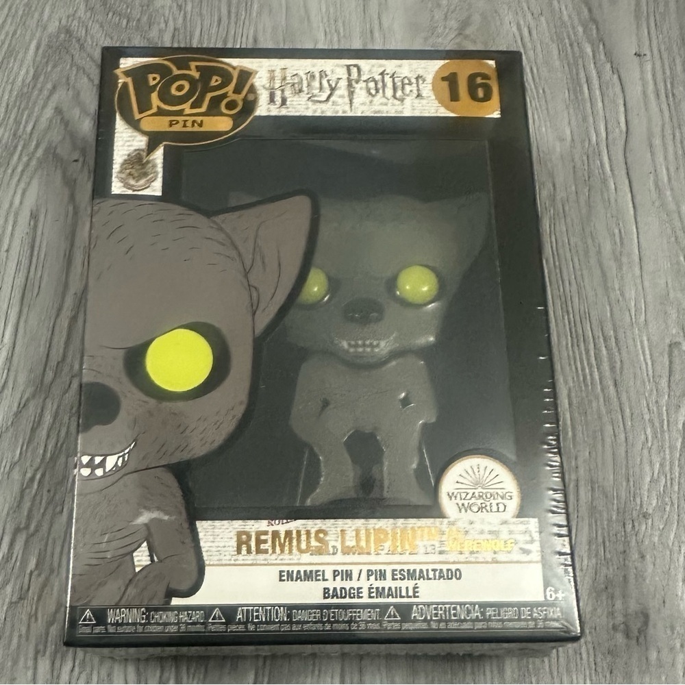 New! Funko Pop Enamel Pin Harry Potter Remus Lupin Werewolf Collectible Horror